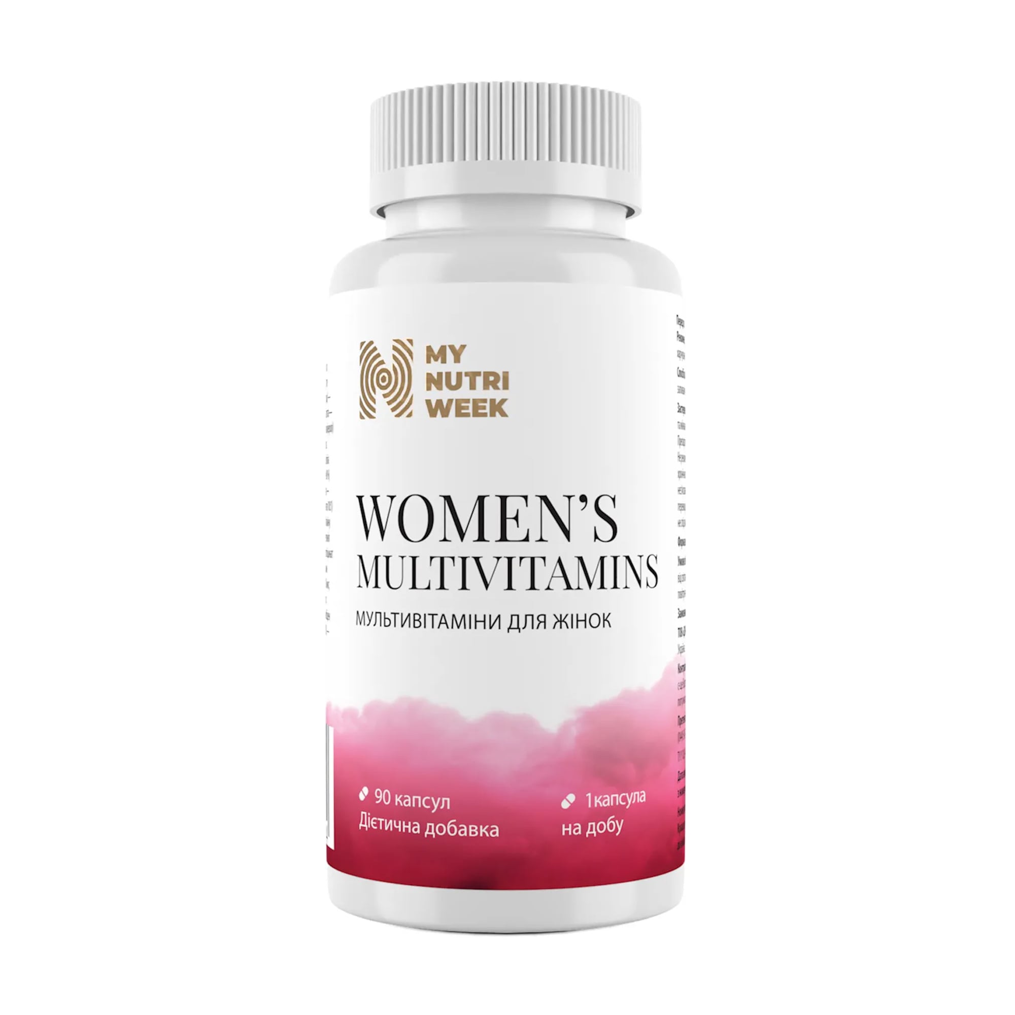 Мультивітаміни для жінок My Nutri Week Women's Multivitamins, 90 капсул